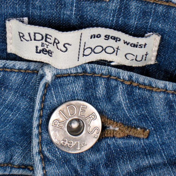 Riders By Lee No Gap Waist Bootcut Flaps Sz 30x28 - Picture 5 of 5
